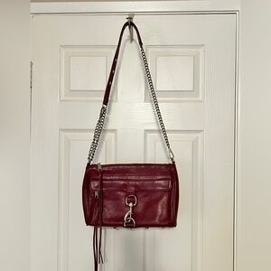 Rebecca Minkoff Jumbo Leather Crossbody Bag, Color Red